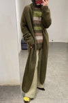 SWAYING/KNIT Seamless Mohair Long Suit SW212SZ71 Brown PS38
